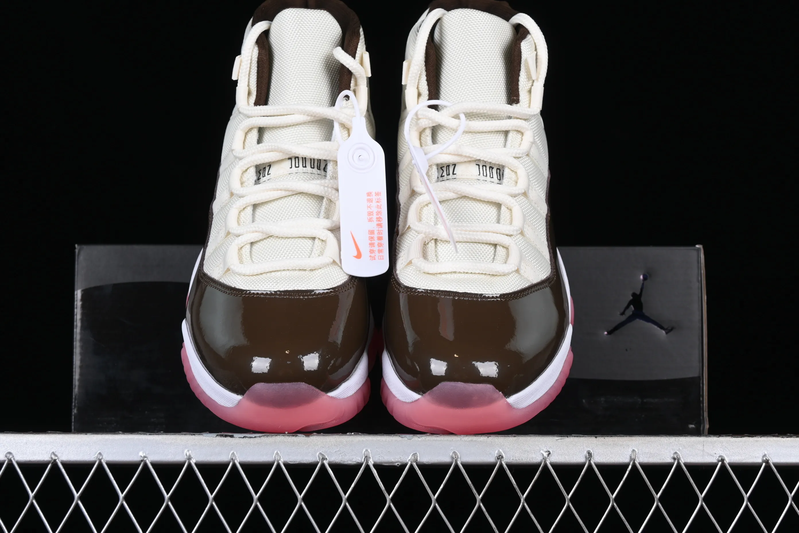 All categories Air Jordan Jordan series basketball shoes Air Jordan 11 P version Air Jordan 11 "Neapolitan" AJ11 black pink brown CT8012-126